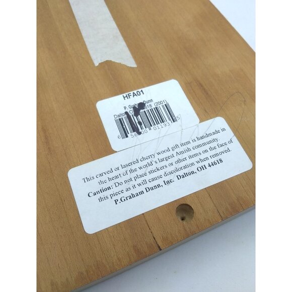 P.Graham Dunn Amish Cherry 1912 C. Miles "In the Garden" Laser 7"x 5.25" plaque - Picture 12 of 12